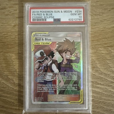 PSA 10 RED & BLUE 234/236 | Cosmic Eclipse Full Art Pokemon Card