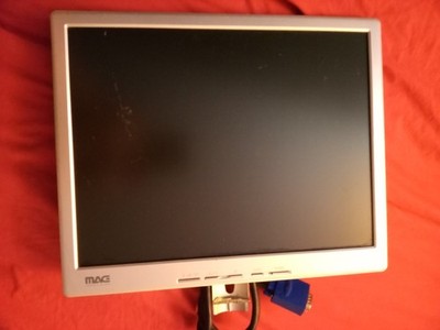 MAG INNOVISION 14  TFT LCD FLAT PANEL MONITOR SLIM SCREEN 456, Works Tested