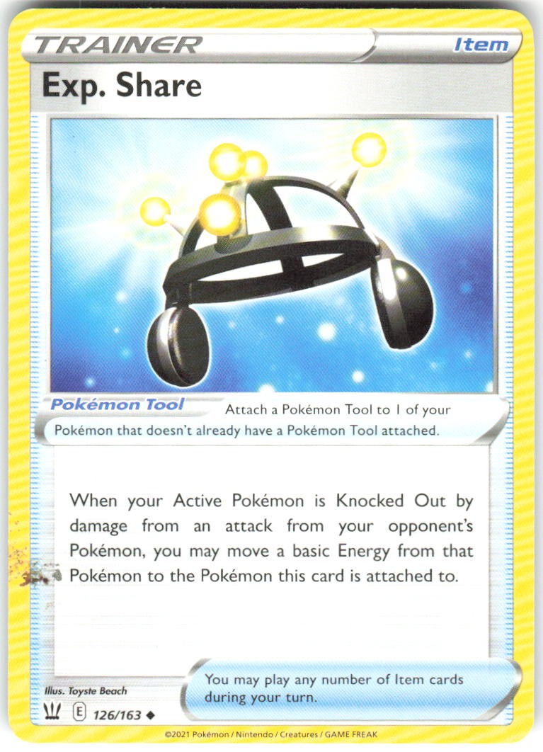 Exp. Share 126/163 Battle Styles Pokemon MP