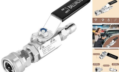 #ad Ball Valve Pressure Washer 3 8 Inch Quick Connect 5000 PSI Shut Off Valve $51.37