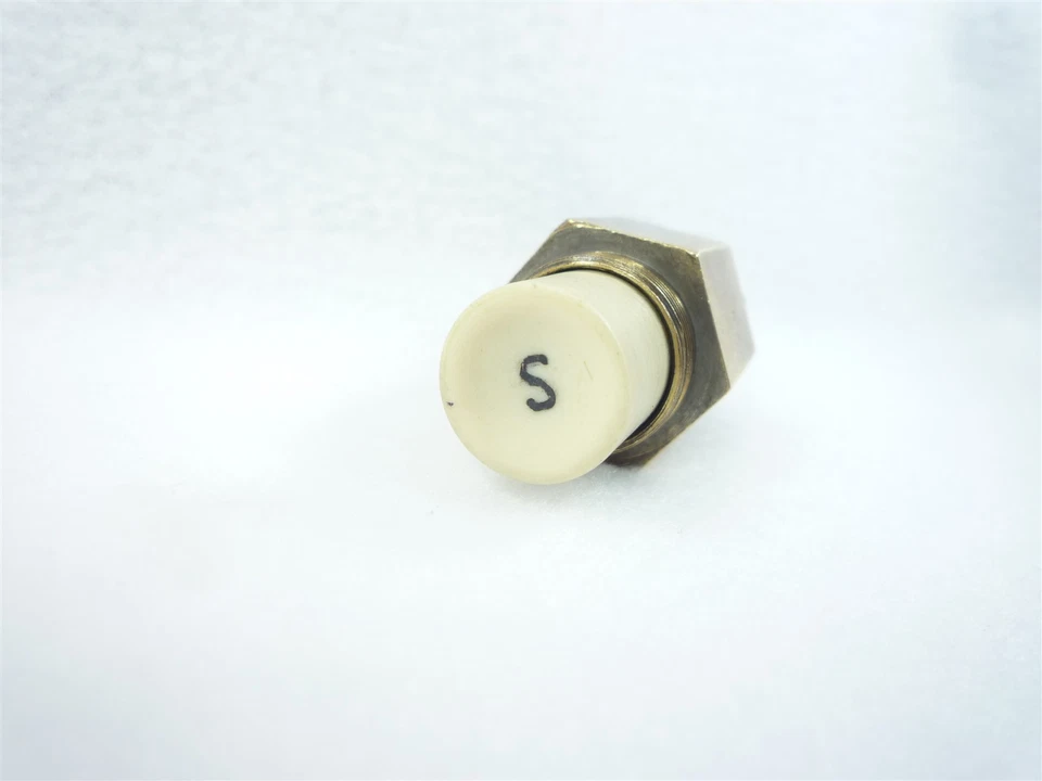 Sunbeam Talbot 80 90 Lucas SS5 Cream Push Starter Switch Button 31141 - Immagine 2 di 4