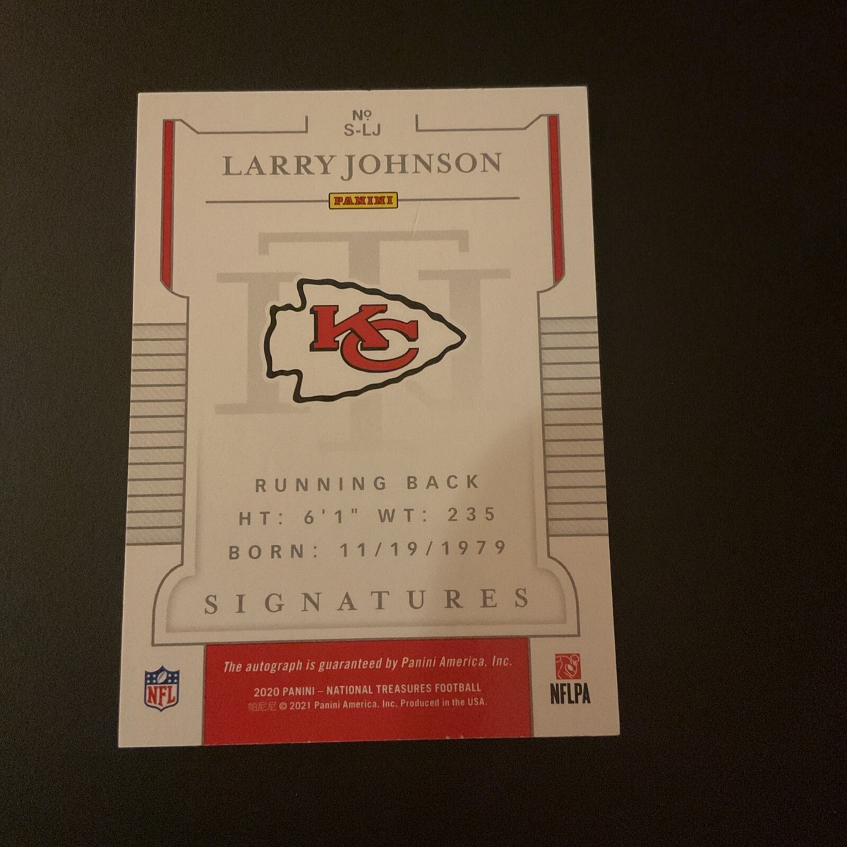 その他 LARRY JOHNSON auto Larry Johnson (NFL) 2024 Topps Midnight #HZS-LJ Horizon