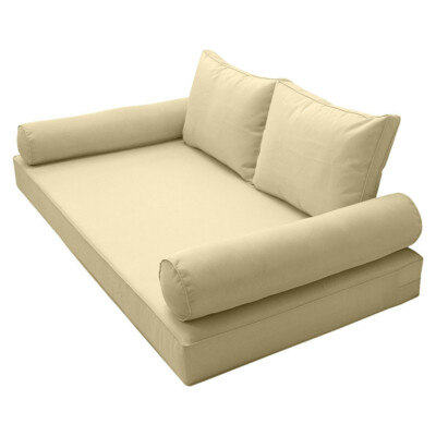 COVER ONLY STYLE 1 Mattress Pillow Daybed Porch Swing Pipe Trim Full AD103
