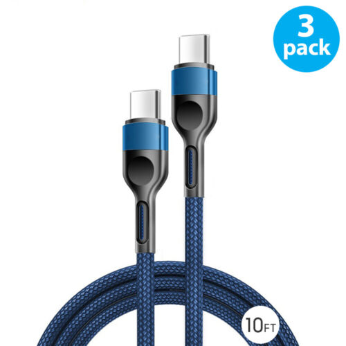 3x iPhone 15 Pro Max 15 USB-C to USB-C Cable Fast Charger Type C Charging Cord - Picture 2 of 15