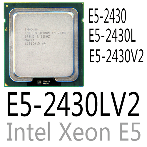 Processeur processeur Intel Xeon E5-2430 E5-2430L E5-2430L V2 E5-2430 V2 - Photo 1/5