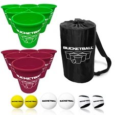 BucketBall - Team Color Edition - Combo Pack (Green/Maroon)