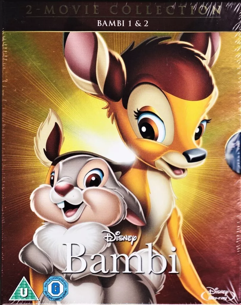 BAMBI 1 2 Blu ray 1942 2006 Disney Animated 2 Movie Sealed Box