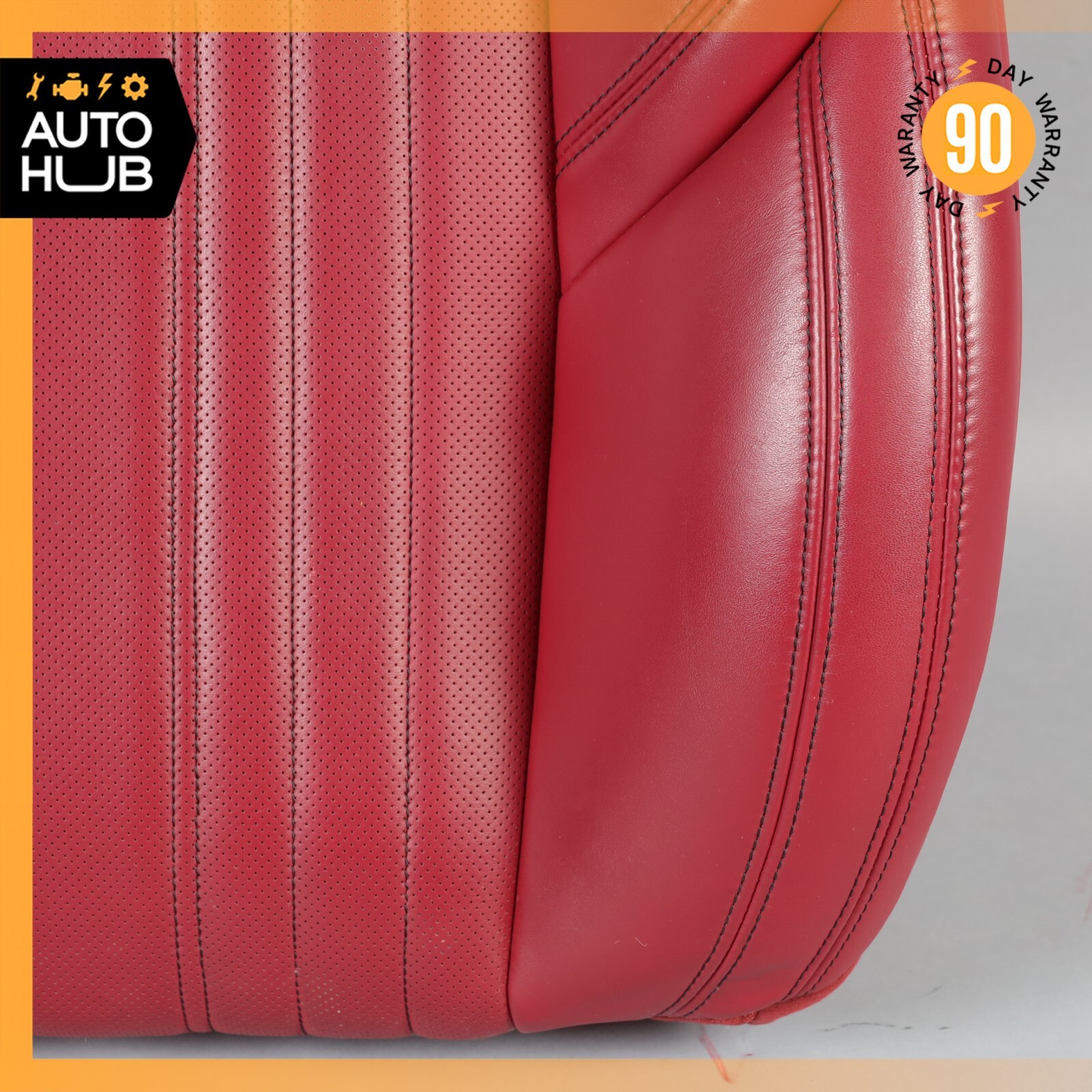 17-22 Maserati Levante S M161 Front Left Top Upper Seat Cushion Red OEM 26k