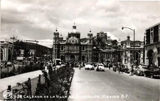 RPPC Street Scene Guadalupe Mexico c1960 Unposted Real Photo Vintage Postcard
