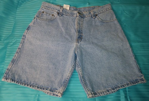 Carhartt Bermuda Denim Blue Jean B26stw Work Shorts sz38 (Measured) Leather  Logo | eBay