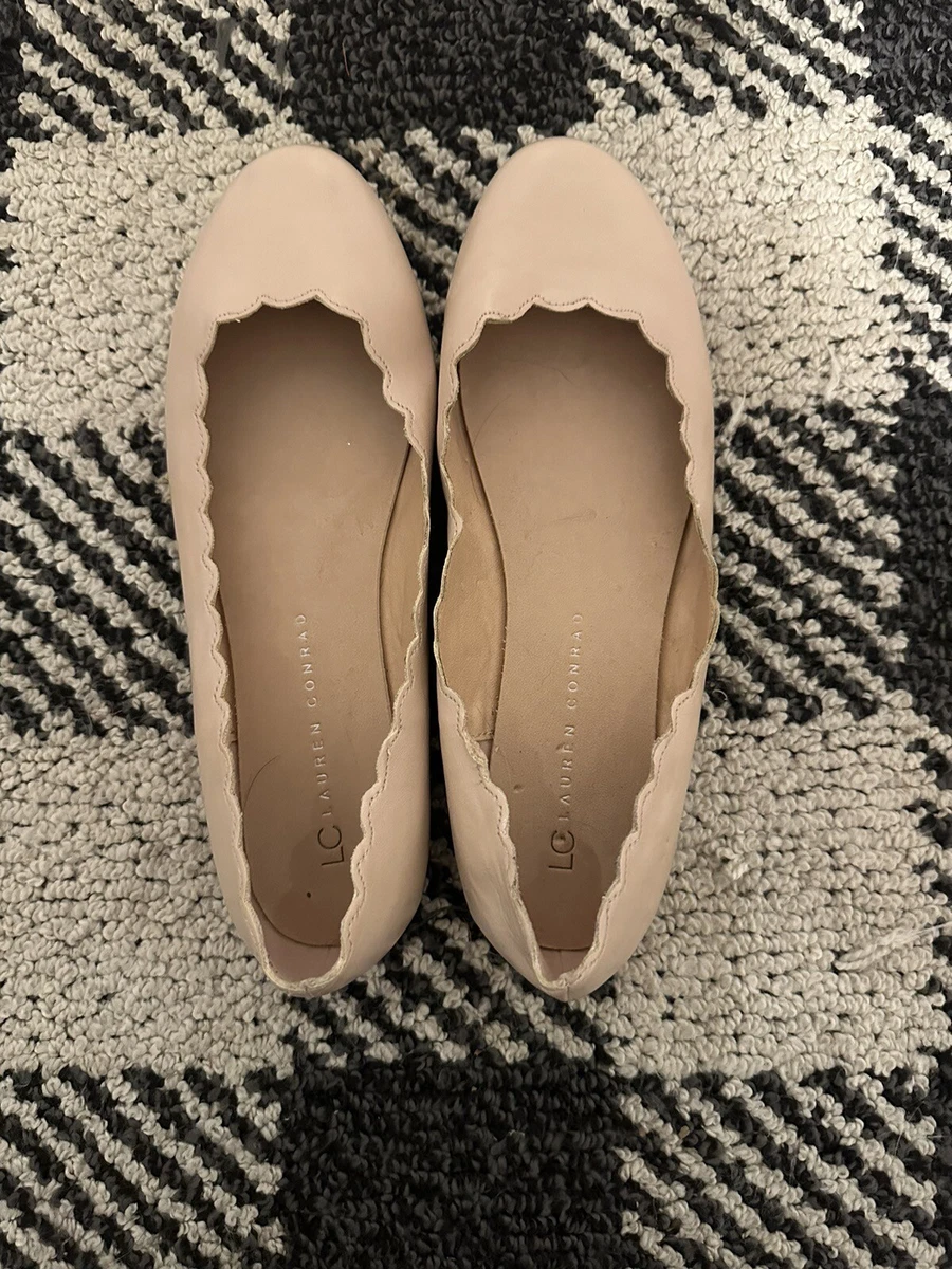 Lauren conrad scalloped flats sales