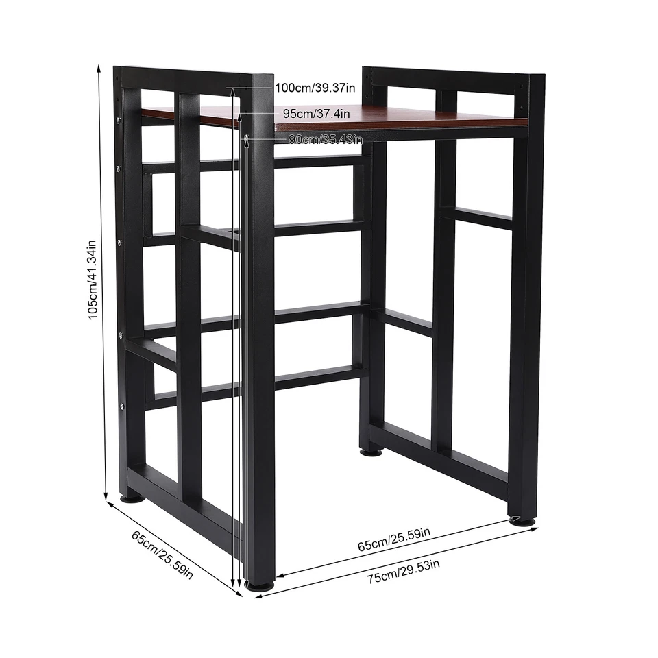Estante organizador ajustable para lavadora y secadora estante para lavadora y secadora Foto 4 de 4