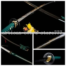 japanese nodachi katana clay tempered t10 steel blade with hazuya polished sword