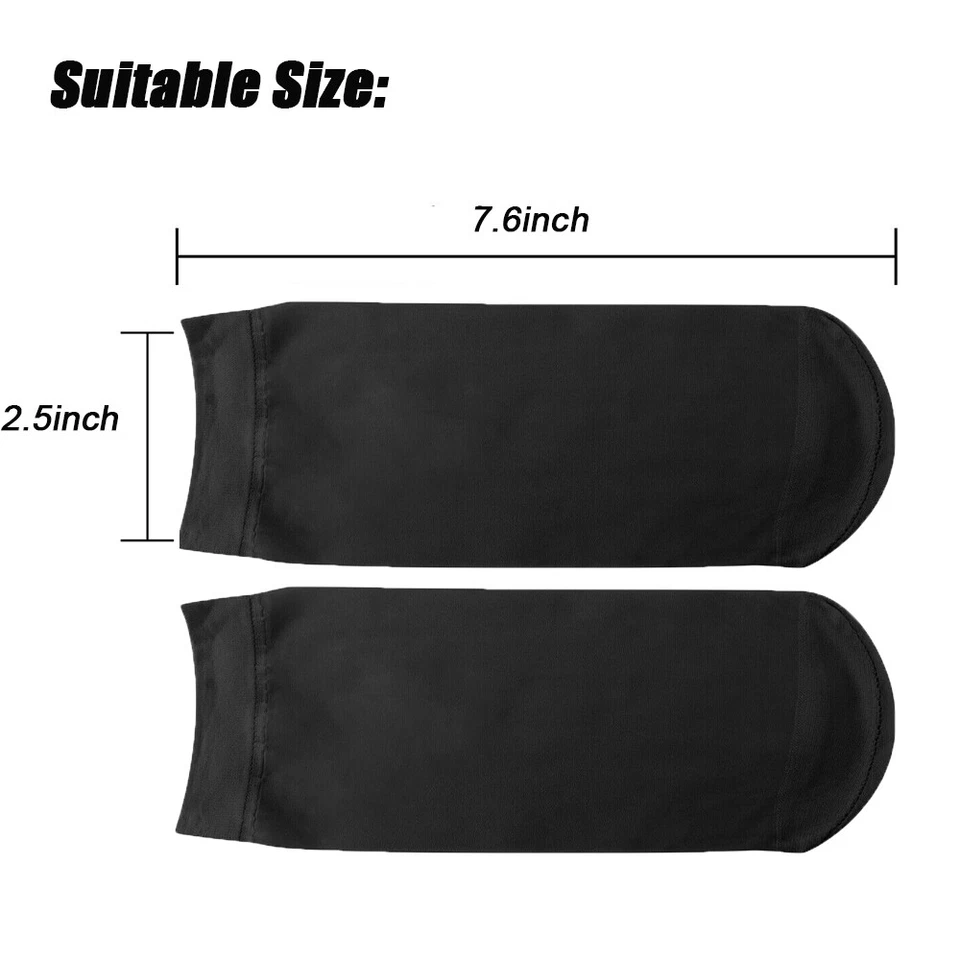 10/20 pares de calcetines tobilleros para mujer de nailon ultrafinos de seda transparentes al aire libre medias cortas Foto 3 de 4
