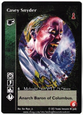 Casey Snyder Gangrel New Blood V:TES VTES Vampire CCG