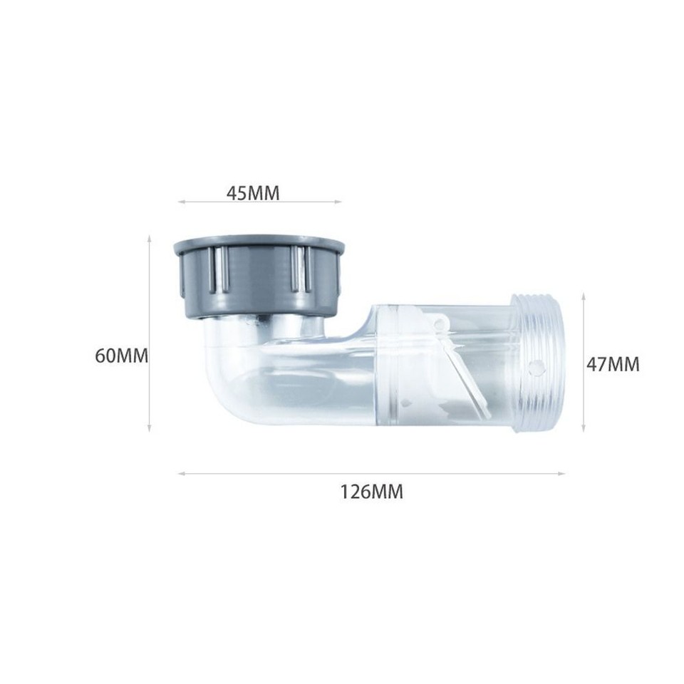 Curved Tube Wash Basin Drainage Pipe Kit Kitchen Sink eBay