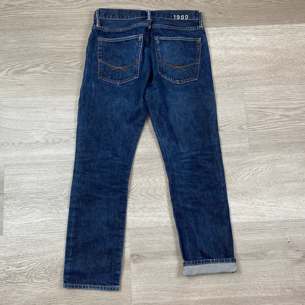 gap MEN'S COLLECTIONS 大型版 GAP 1969 Jeans Men 30x28* Blue Selvedge Ringspun Denim