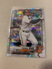 2021 Yusniel Diaz Bowman #BCP-76 Chrome Prospects Atomic Refractor - Orioles