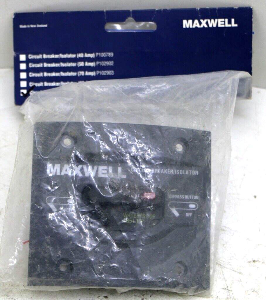 P100791 NEW Maxwell Anchor Windlass Breaker / Isolator Panel 135A