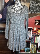 Alya 3/4 length Sleeve Flowy Soft Sweater Dress large