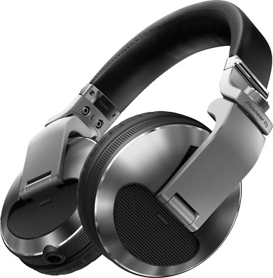 Pioneer HDJ-X10-S Flagship Professional Over-Ear DJ Headphones 5Hz-40Hz (SILVER)