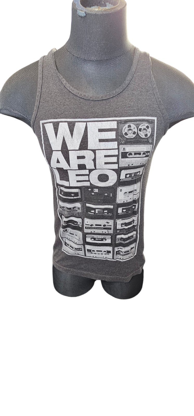 ALTRA Canotta vintage We Are Leo a cassetta piccola grigia