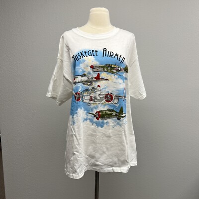 Tuskegee Airmen T Shirt Size Large Vintage Sophos 1996