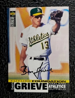 1995 Collectors Choice Ben Grieve rookie silver signature #40