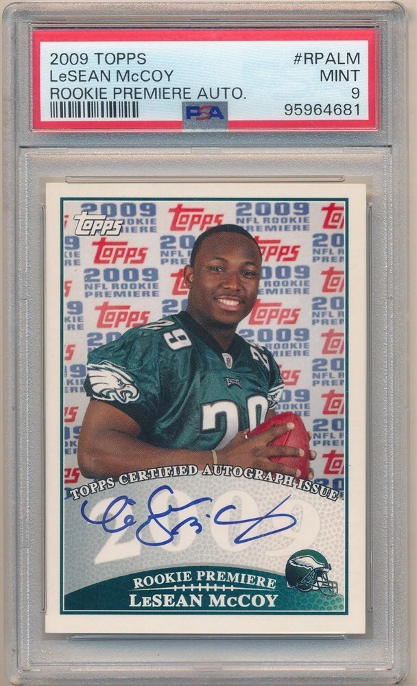 LeSean McCoy Topps Rookie Premiere Autographs #RPALM Base