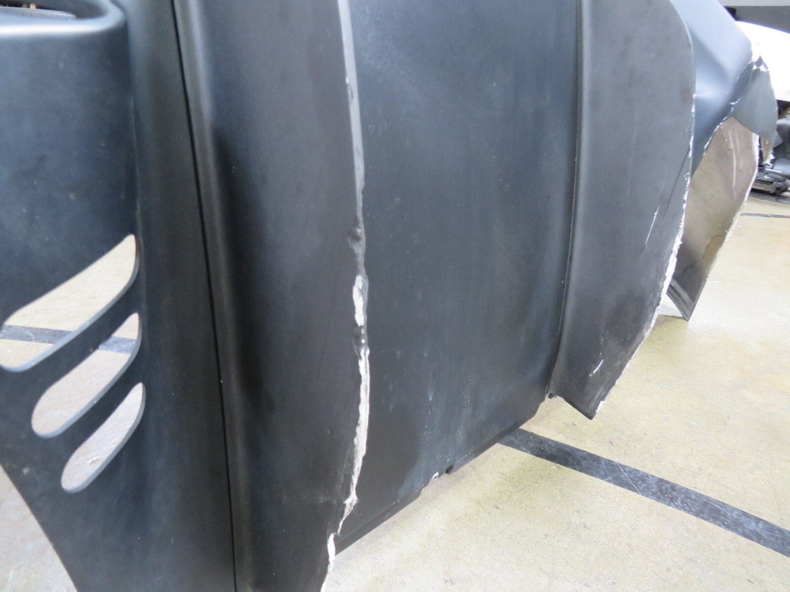 Ferrari 599 GTB, Rear Bumper Cover w/ Sensor Option, Dmg, Used, P/N 82902010