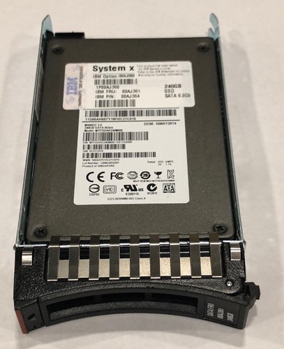 IBM 00AJ360 240GB SATA 2.5" MLC HS Enterprise Value SSD 00AJ361 - Picture 2 of 2