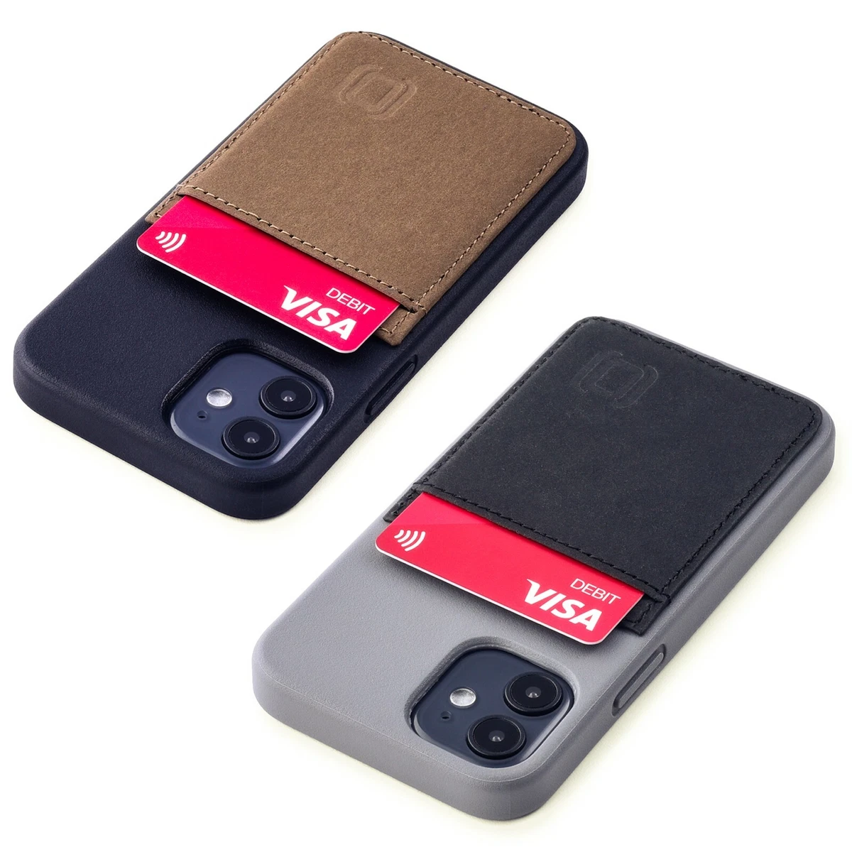 Dockem iPhone 12 mini Bio Wallet Case,1 Card Slot, Metal Plate, Eco Friendly