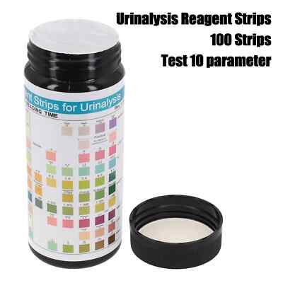 100pcs URS-10T Reagent Urinalysis Strips 10 Parameters Urine Test Strips wdd3