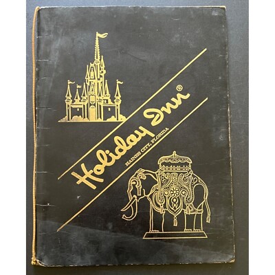 Vintage Bi-fold Hotel Holiday Inn Menu Haines City Florida circa 1970s