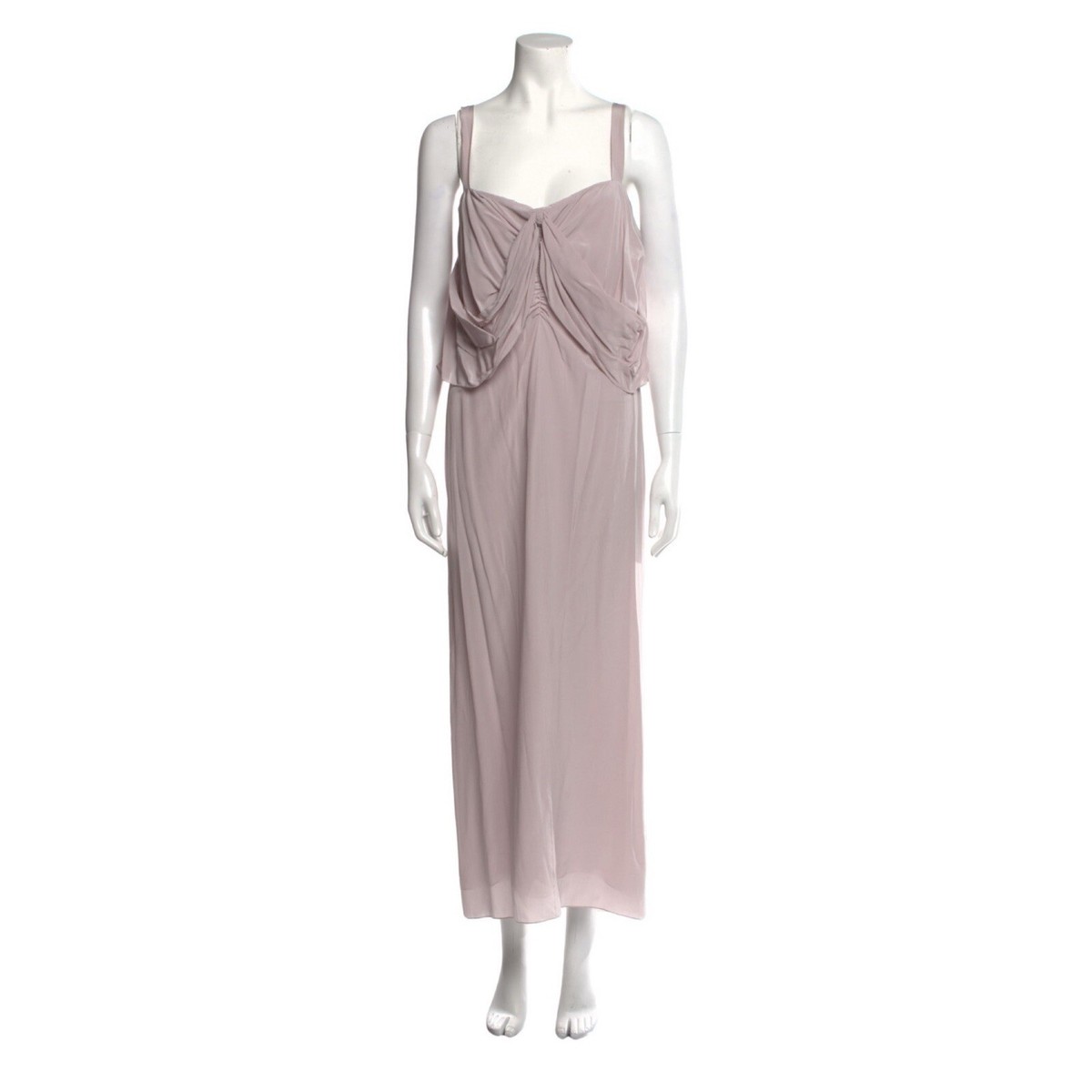 sies marjan silk dress Sies Marjan Draped Long Dress
