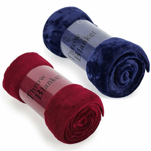 2er Pack Home Microplush Fleecedecke - leichte & ultraweiche Decken Überwurf - Bild 14 von 17