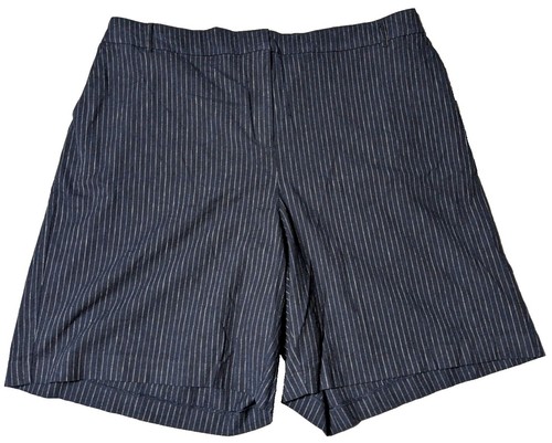 WeWoreWhat New Pinstripe Overall Shorts Brown White Size Small | eBay display picture 1