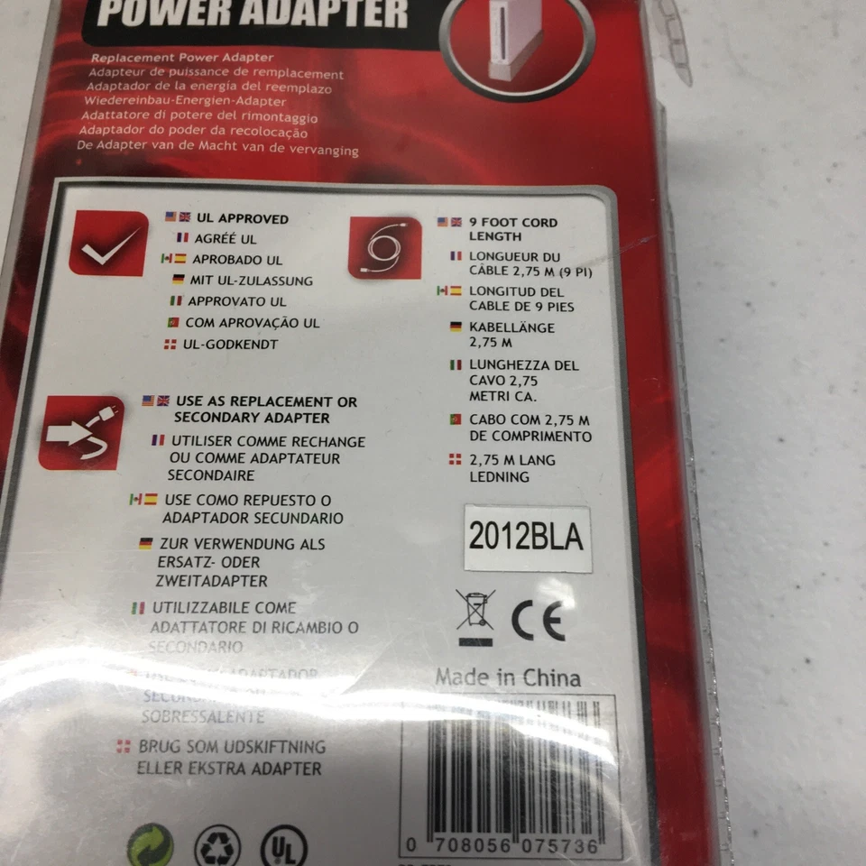 Replacement Power Adapter For Wii. New - Image 3 of 4