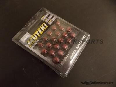 Muteki - Close Ended Lug Nuts w/ Key - 12x1.5mm - Red | eBay