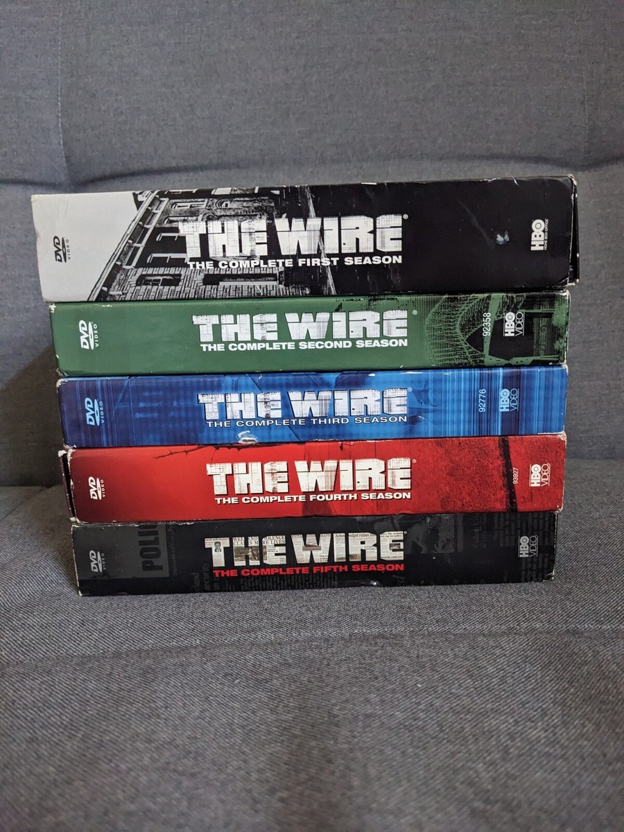 HBO's The Wire (DVD) - 5 Box Sets - Complete Series Seasons 1-5