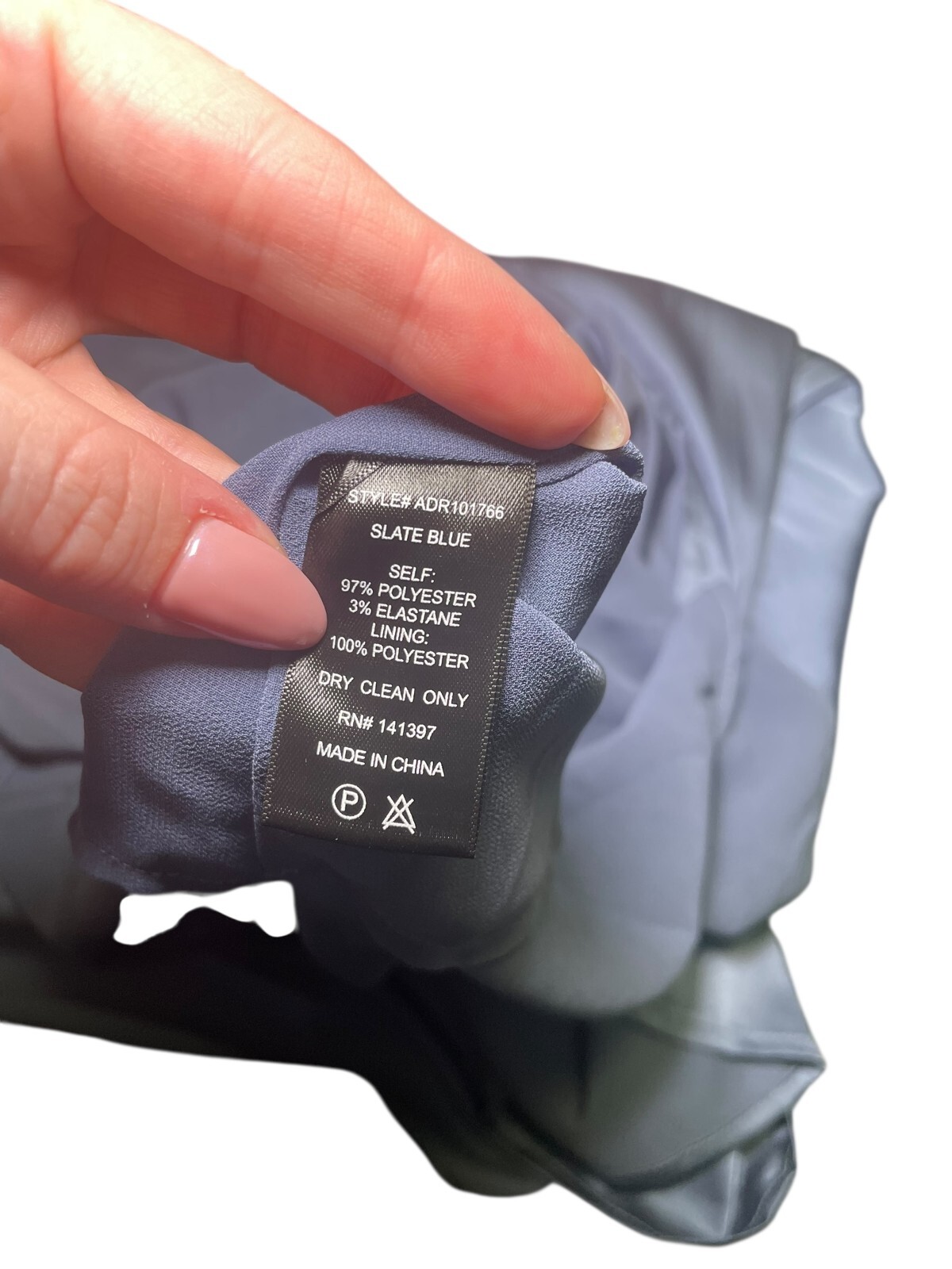 ASTR The Label Blue Satin Midi Slip Dress Size Small Adjustable Straps Slit