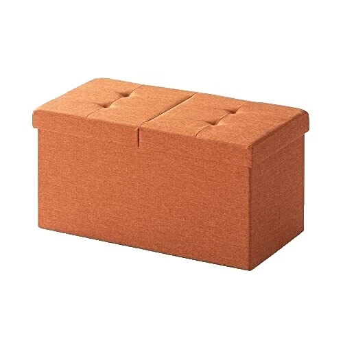 Almacenamiento de madera Otto otomanes, reposapiés y Pufs