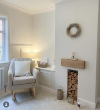 80cm Handmade Solid Oak Mantle Piece, Fire Place Beam - Various Sizes Available