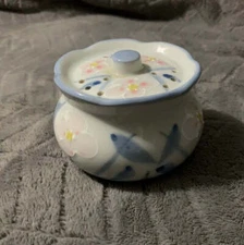 Ben Rickert Fine China Potpourri Pomander Jar Made in Japan, Pre-Owned VG Condit