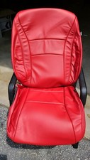2015 Honda Accord Sportex Sedan Red Katzkin Leather Seat Replacement Covers