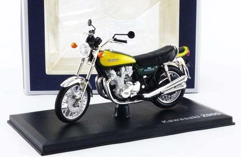 KAWASAKI Z900 - 1973 - green / yellow - Norev 1:18 - Bild 3 von 4