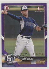 2018 Bowman Draft Purple 17/250 Sean Guilbe #BD-144 0a3