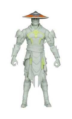 GW6829 Mortal Kombat Actionfigur Glow in the Dark Edition Raiden (Gol Neu & OVP