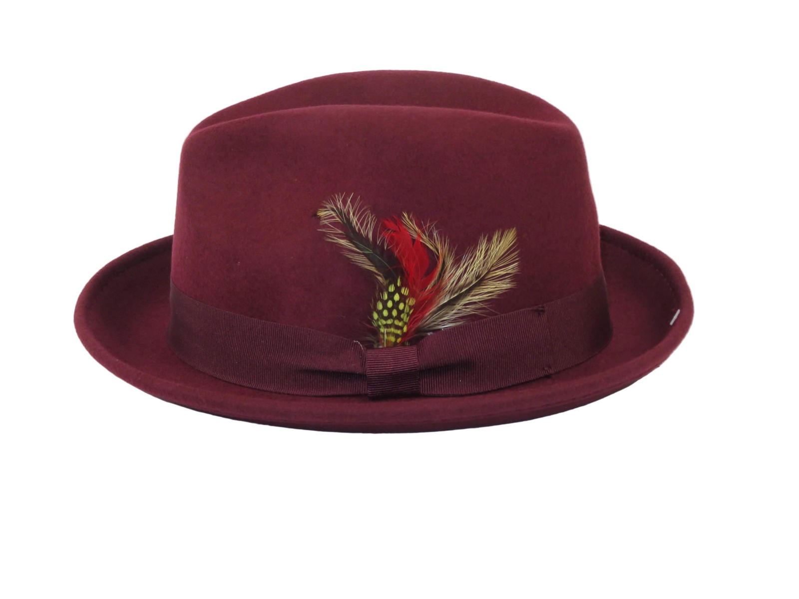 Mens Broner Wool Hat Classic Soft Fedora SCORSESE 73-785 Merlot Wine