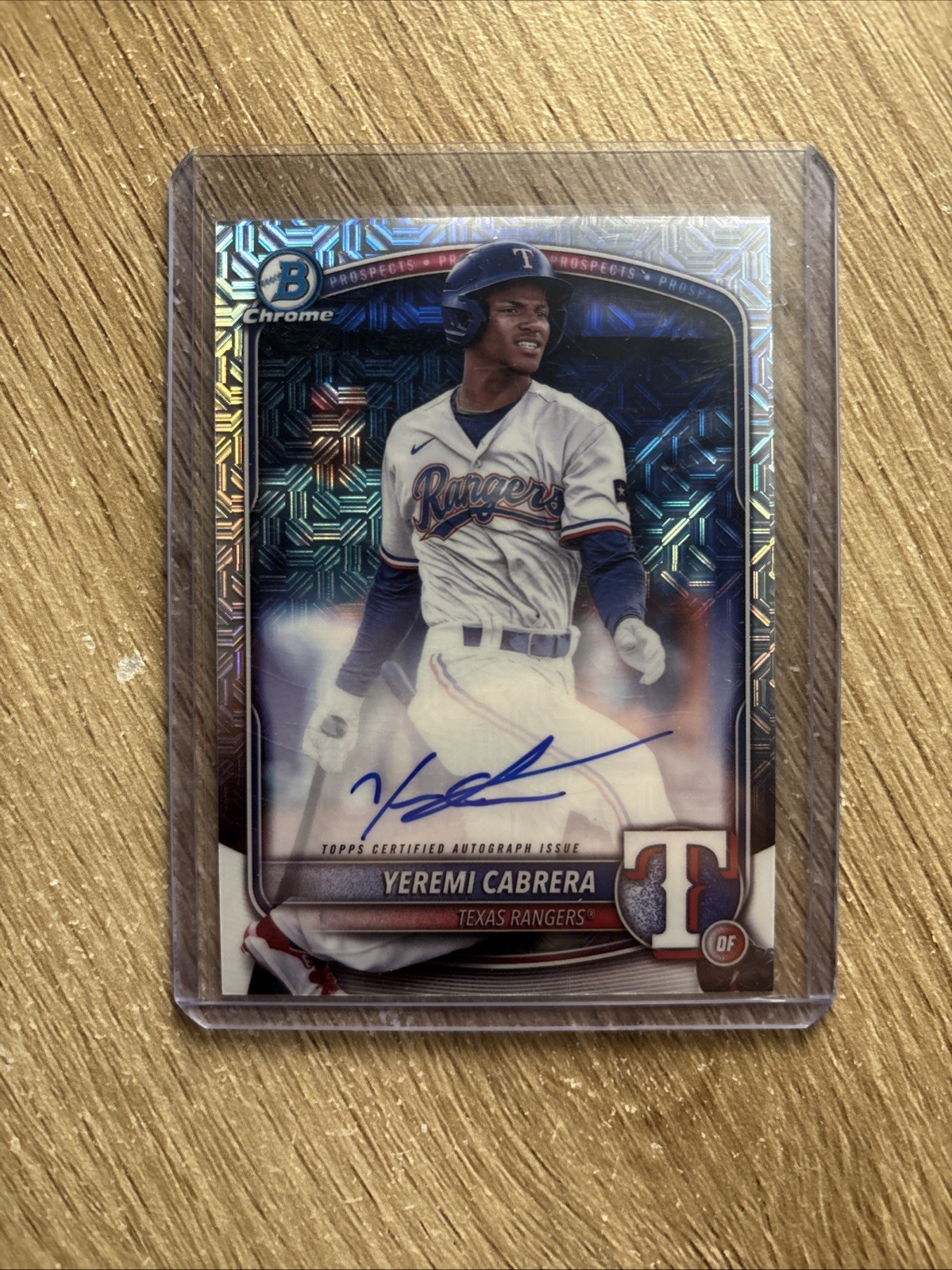 Yeremi Cabrera 2025 Bowman Prospect Mega Autograph #BMA-YCA Mojo